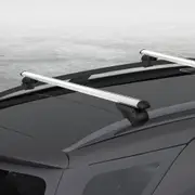 Giantz Universal Car Roof Racks Pod Cross Bars Aluminium Adjustable 123cm Sliver