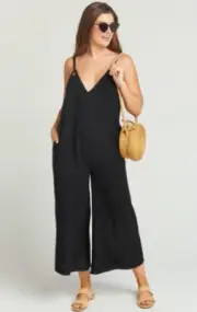 Show Me Your Mumu Jansen Jumpsuit Black Size XS 1721