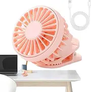 Fan With Clamp - Small Personal Desktop Freshness, Personal Battery Cooling, Small Rechargeable Tool For Home Outdoor Travel