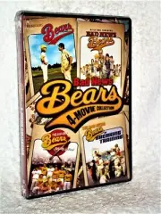 Bad News Bears 4-Movie Collection (DVD, 2017) NEW Walter Matthau Tatum O'Neal