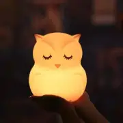 Owl LED Night Light Touch Sensor Wireless 9 Colors Dimmable Timer Wireless