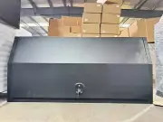 Black Side Open Aluminium Toolbox with 6 Drawers Ute Truck Tool Box 1800 600 850