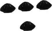 [Holibanna] Berets Chic Beret Cap Cute Painters Beret Retro Painter Hat Women's Beret Cute Artist Beret Retro Hat Decoration Beret Hat for Women Daily Wear Beret Women Cozy Beret Black Woolen