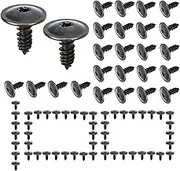 Self Tapping Screws for Metal - Mudguard Bumpers Self Tapping Fixing Screws - Precise Sturdy Car Fastening Tool for Daily Maintenance Home Workshop