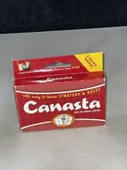 Go! Games Canasta Card Game 2 Decks Sealed Instruction Booklet NEW/SEALED
