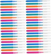 GOOHOCHY Practical Oral 40pcs Interdental Brush Flosser Toothpick Cleaners Stainless Steel Wire for Daily Use