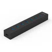 Orico 7 Port USB 3.0 Hub 5Gbps with 5V2A Power Adapter [H7013-U3-AD-AU-BK]