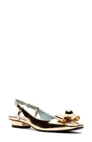 Frances Valentine Aubrey Slingback Flat in Platino at Nordstrom, Size 11