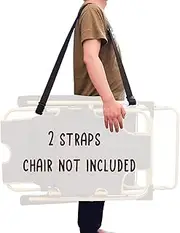 WINGKIND Adjustable Beach Chair Carry Strap, Folding Chair Shoulder Strap for Beaches, Camping, Backpacking, Picnics and Other Items
