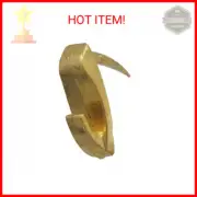 Hillman 122393 Large Wall Biter Picture Hangers Brass Finish 60lbs Package of 4