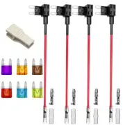 Gebildet 12V-24V Small Add-a-Circuit Fuse Tap ATM Small Piggy Back Blade Fuse...