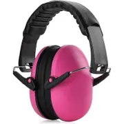 Pink Ear Muffs - Hearing Safety Protection Noise Reduction, Suitable for Children and Adults for Shooting, Hunting, Woodworking and Mowing