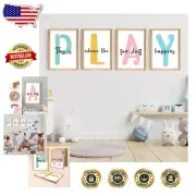 High-Quality Framed Kids Wall Art Prints - Perfect for Playrooms & Nurseries