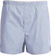 Mens Striped Woven Cotton Boxer Shorts, Nautical Stripe - Frank and Beans Underwear