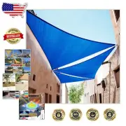 Breathable 10' x 15' x 18' Blue Shade Sail for Pool & Patio - 3