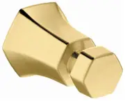 Hansgrohe 04838 Locarno Single Robe Hook - Brushed Gold Optic