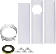 Portable AC Window Kit | Air Conditioning | Window Slide Kit Plate For Portable Air Conditioner | Adjustable Height Window Frame Blocking Plate | Mobile Air Conditioning Accessories