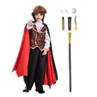 Vampire Costume for Boys Scary Halloween Party, Vampire Teeth Cosmetic Kit In...