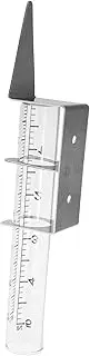 Rain Gauge and Holder Set Outdoor Rain Gauge Instrument Stainless Steel Mounting Bracket