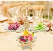 Cupcake Display Tower, Fruit Dessert Plates Candy Cookie Mini