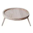 Sofa Arm Table Foldable Side Table Couch Arm Tray for Snacks Beverages