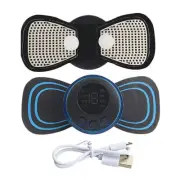 Portable Mini Electric Neck Back Massager Cervical Massage Patch Stimulator