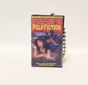 Pulp Fiction 90s VHS Blu Ray classic Keychain