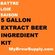 Battre Loie Saison Homebrew 5 Gal Beer Extract Ingredient Kit - My Brew Supply