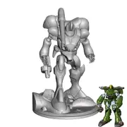 Zentraedi Nousjadel Ger power armor 1:100 scale Robotech Macross DIY model kits