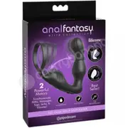 Anal Fantasy Black 4&quot; Elite Ass-gasm P-spot Milker Silicone Vibrating Plug