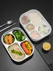 Lunch Box 316 Stainless Steel For Outdoor Kids Food Bento Compartment Containers