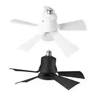 Socket Ceiling Fan with Lights Ceiling Fan for Restaurant Bedroom Kitchen