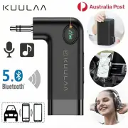 KUULAA Bluetooth 5.0 Transmitter Receiver AUX Audio Adapter Wireless TV Car PC