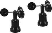 BESPORTBLE 2pcs Wind Direction Indicator Cup Wind Anemometer Part Sturdy Plastic Shell for Safe Use