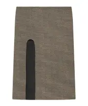 Stella McCartney Side-Slit Tweed Skirt IT40,IT38 beige tweed