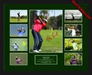 VIJAY SINGH LIMITED EDITION SIGNED & FRAMED MEMORABILIA PGA MASTERS CHAMPION