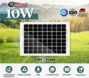 Solar Panel 12V 10W Mono Caravan 4WD Camping Battery Atempower