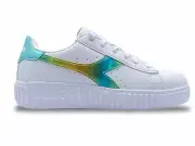 DIADORA GAME STEP RAINBOW Women's Sneakers Girl Shoes Sportstyle Lace Up White