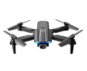 S65 Mini Folding Aircraft One-key Takeoff And Landing Remote Control Unmanned Aircraft 4K HD Dual Camera Photo Video Video - Black