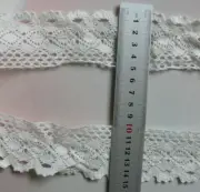Cluny Cotton Lace IVORY 50mm wide 5Metre Lengths - Insert ft263 Sunrise CLUNY