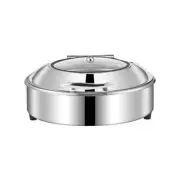 Stainless Steel Round Chafing Dish Tray Buffet Cater Food Warmer Chafer with Top