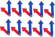 ANDRESLAD 10 Sets Rotatable Clock Hands Educational Telling Clock Needle for Home School Classroom and DIY Crafts Engaging Learning Tool for Boys