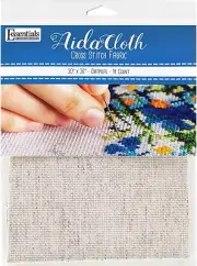 Aida Cloth, 14 Count, Oatmeal Cross Stitch Fabric, Embroidery Fabric, Cross Stit