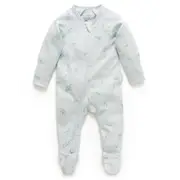 Zip Growsuit Mint Eucalyptus - Refreshing Green Outfit