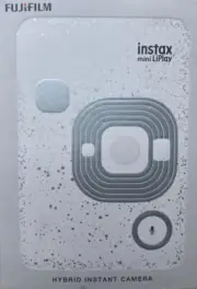 Fujifilm Instax Mini LiPlay Instant Camera - Stone White