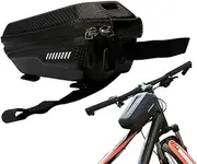 Frame Bag Cycling | Frame Cycling Bag Bike Pouch | Storage Organizer Phone Holder, Water-Resistant Pockets for Mountain Folding Commute Biking Hiking Travel