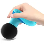 NNEOBA Mini Electric Handheld Massager 6-Speed Deep Tissue Therapy Blue