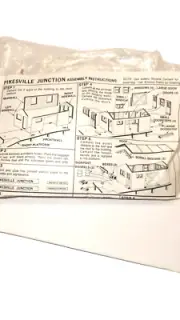 HO scale pikesville junction model railroad / trains w/o box