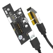 USB3.0 PCIE 1X to Horizontal Adapter Cable for PC Connection