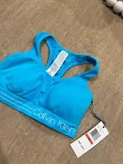 Calvin Klein Women's Logo Performance Bralette Sports Bra size Xtra small tank